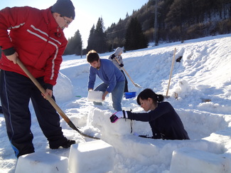 Zimné teambuildingové hry